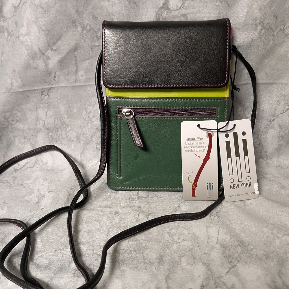 iLi New York Crossbody, Multi Color Block